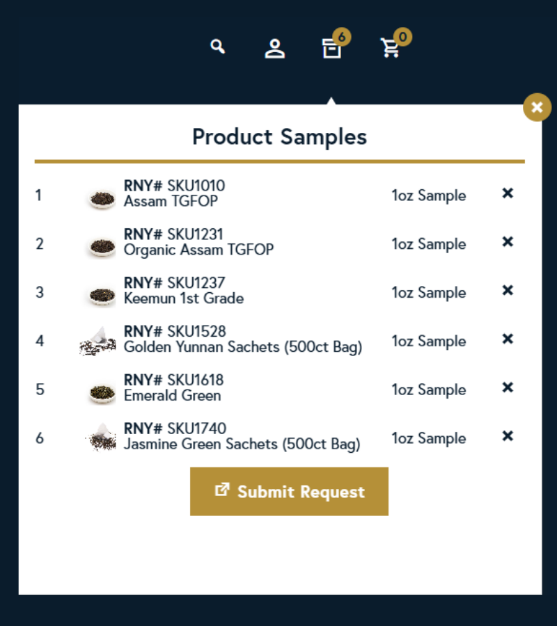 sample tea to find your favorites