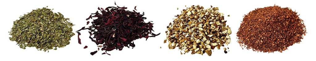 ingredients for tea blends