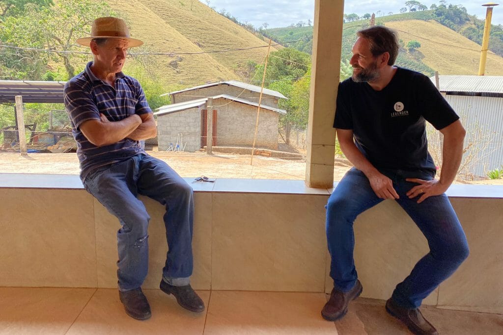 Demilson Batista of Legender and a specialty coffee producer in Brazil