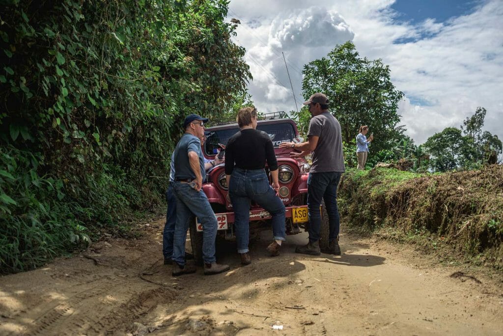Team Royal New York on location in Colombia