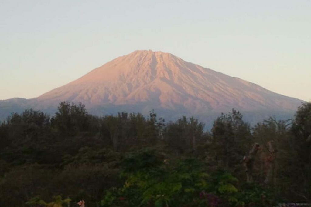 Mt Meru in Tanzania
