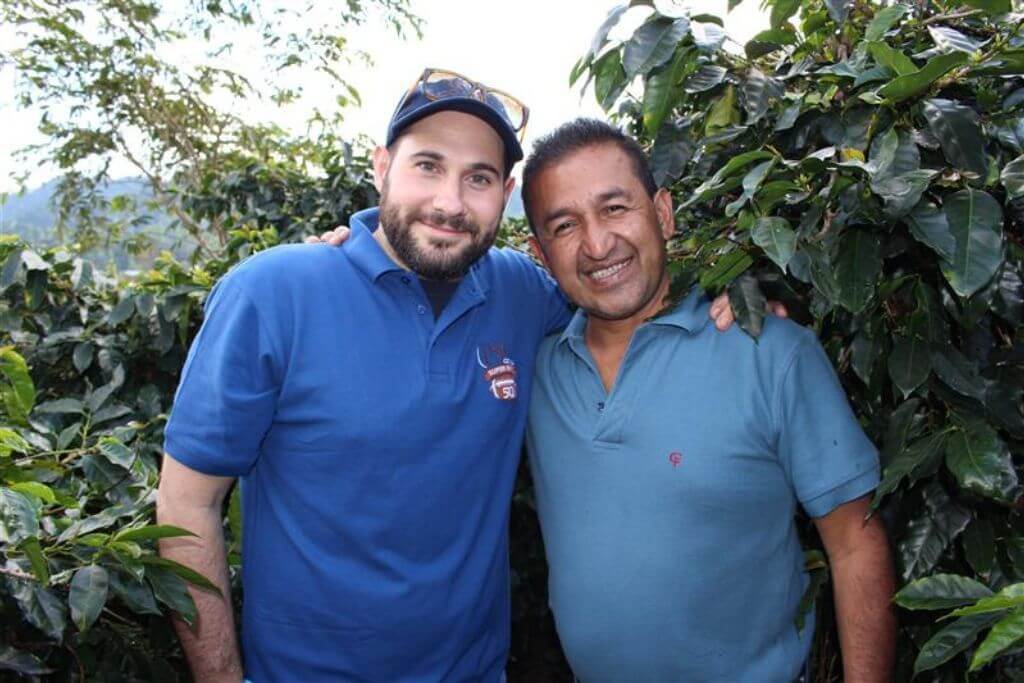Royal New York's Andrew Blyth on location at a specialty coffee farm in Honduras