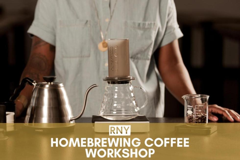 specialty coffee brewing setup