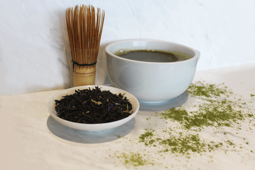 organic matcha duchess grey latte