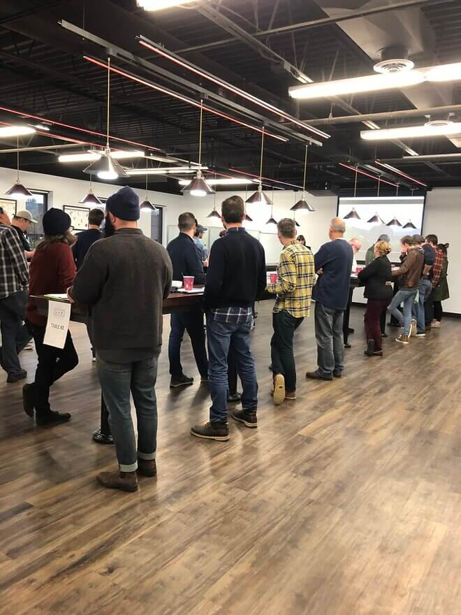 Colombian micro lot specialty coffee cupping event at The Lab by Royal New York