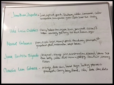Colombian micro lot specialty coffee cupping event at The Lab by Royal New York