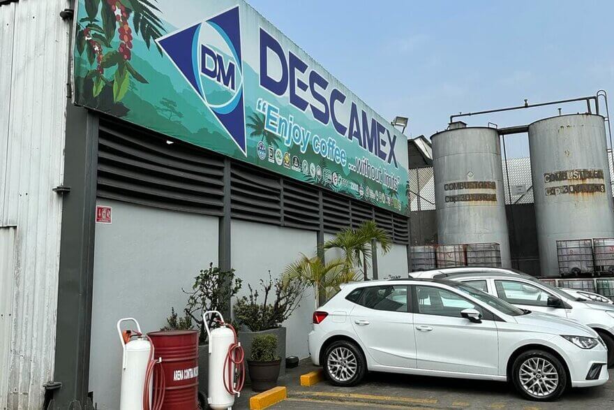 How decaf coffee is made at Descamex