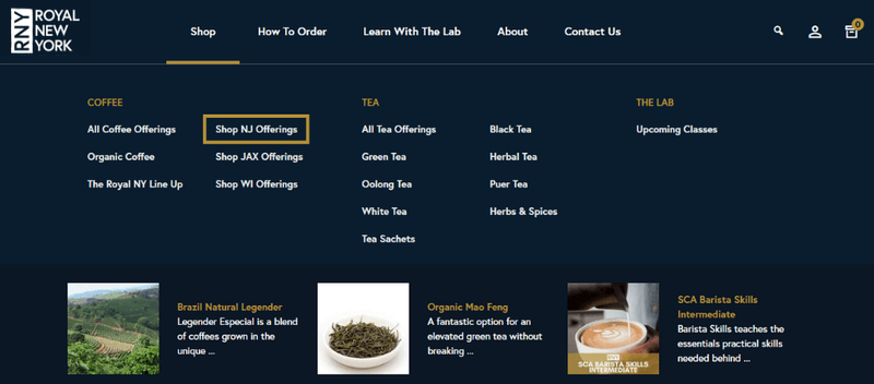 shop NJ offerings header