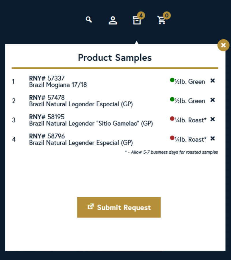 sample coffee to find your favorites