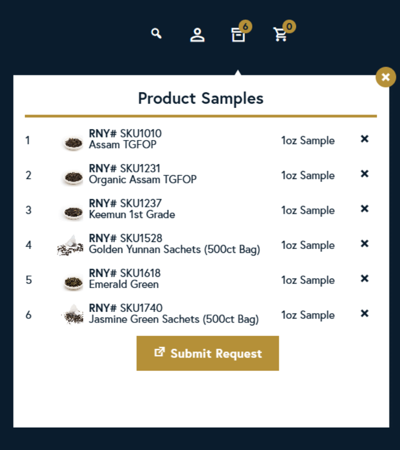 sample tea to find your favorites