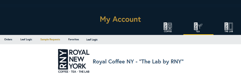 my account page header