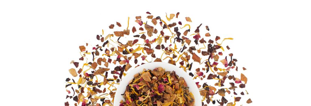 raspberry elderflower rose tea blend