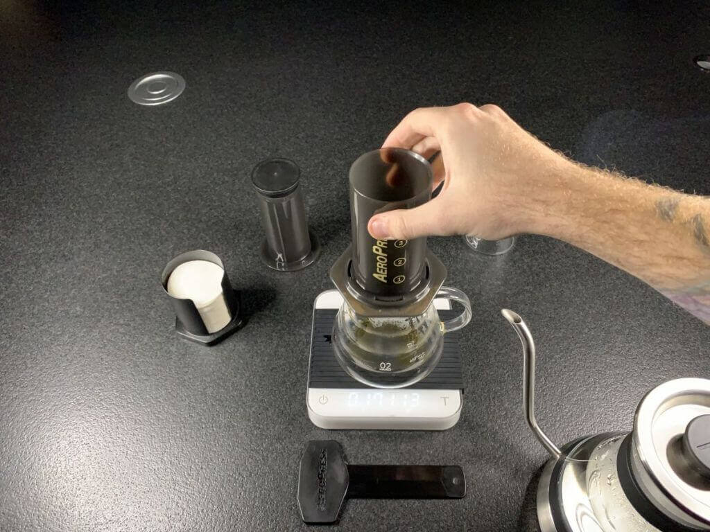 coffee brewing at Royal New York