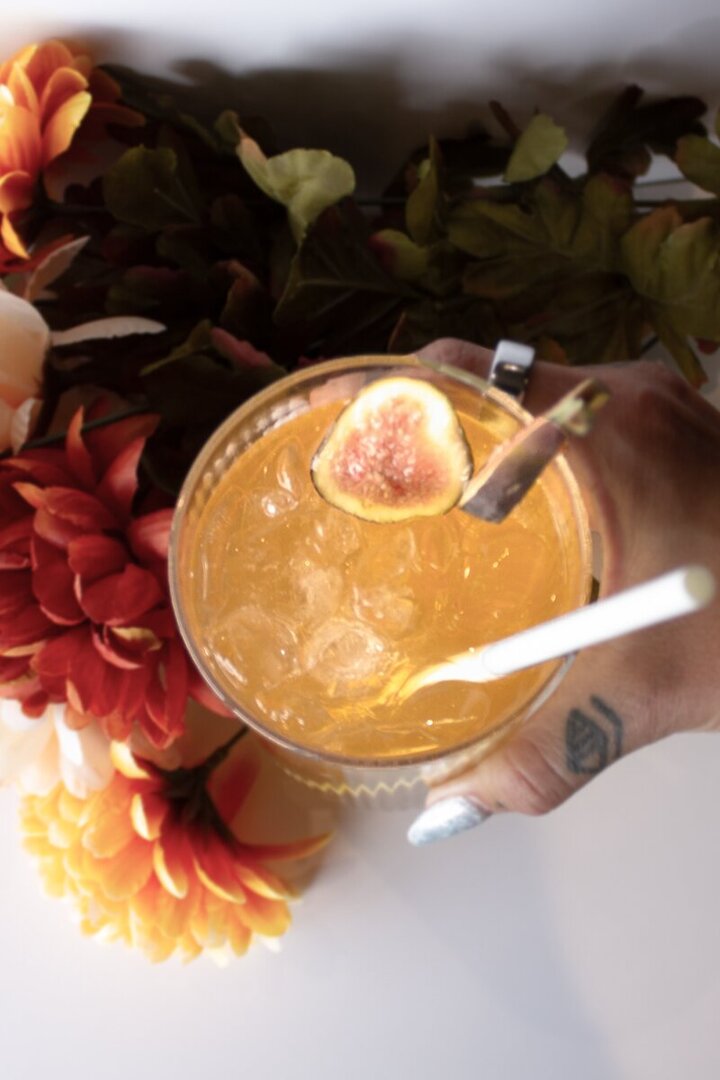 Spiced Berry Fig Sparkling Cider Tea Recipe